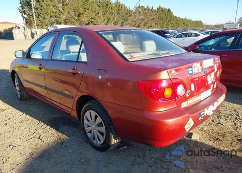 2004 Toyota Corolla Ce из США, поврежденный, VIN JTDBR32E742019468